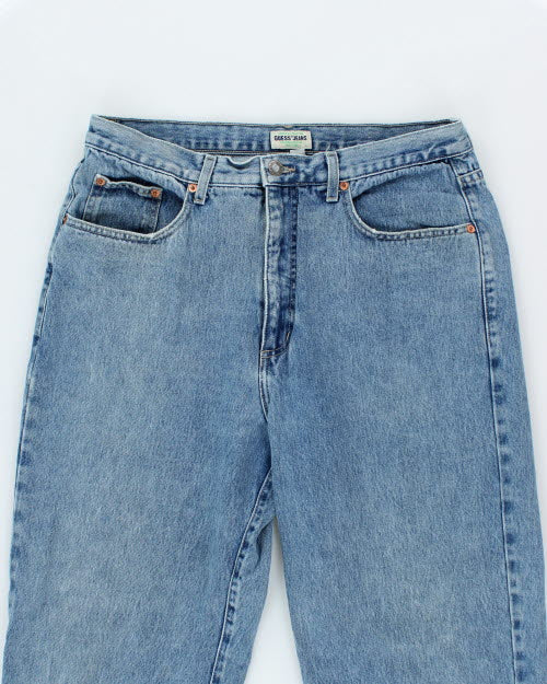 Vintage Guess Straight Leg Light Wash Denim Jeans - W32 L28