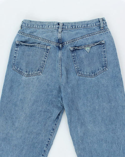 Vintage Guess Straight Leg Light Wash Denim Jeans - W32 L28