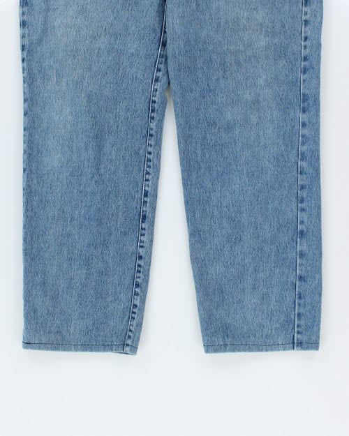 Vintage Guess Straight Leg Light Wash Denim Jeans - W32 L28