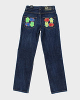 Vintage Manufactured by Mudd Embroidered Selvedge Denim Jeans - W28 L31