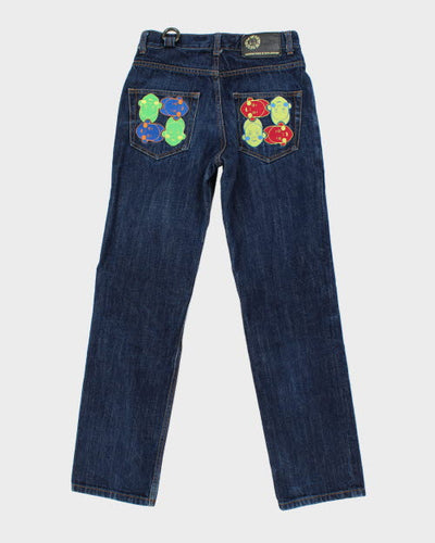 Vintage Manufactured by Mudd Embroidered Selvedge Denim Jeans - W28 L31