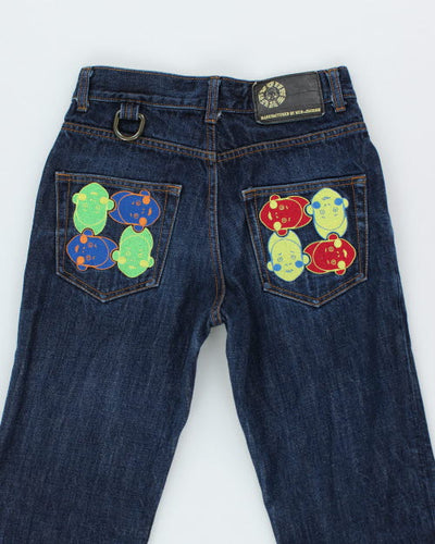 Vintage Manufactured by Mudd Embroidered Selvedge Denim Jeans - W28 L31