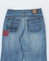Y2k 00s Element Denim Jeans - W34 L32