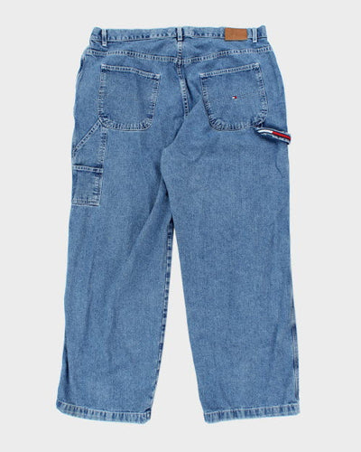 Vintage Tommy Hilfiger Wide Leg Carpenter Jeans - W40 L31