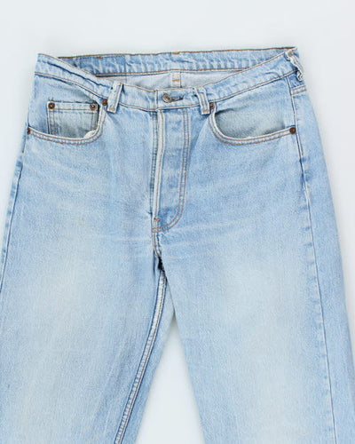 Vintage Levi's 501 Light Wash Denim Jeans - W30 L33