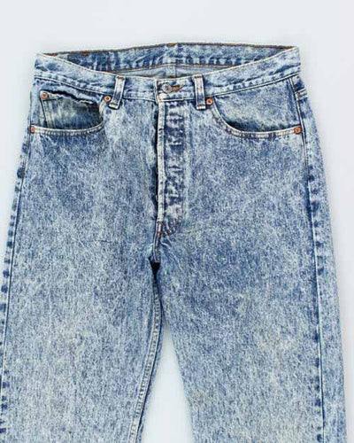 Vintage Levi's 501 Acid Wash Denim Jeans - W30 L31