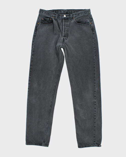 Vintage Levi's 501 Grey Stone Wash Denim Jeans - W30 L30