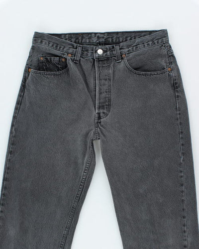 Vintage Levi's 501 Grey Stone Wash Denim Jeans - W30 L30