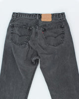 Vintage Levi's 501 Grey Stone Wash Denim Jeans - W30 L30