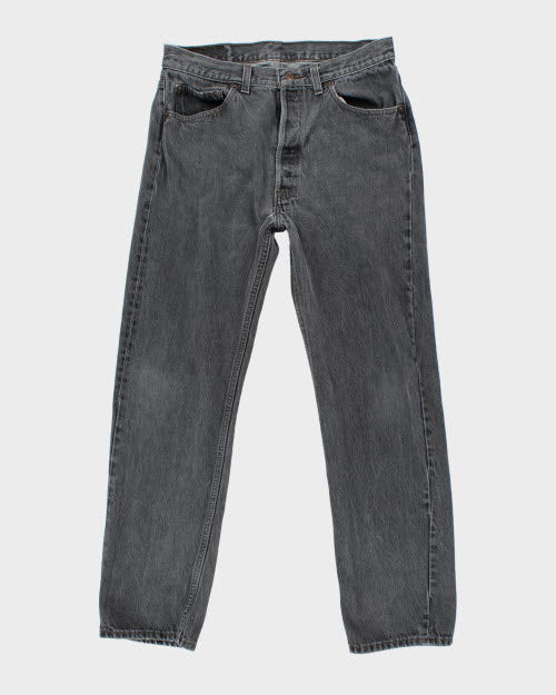 Vintage Levi's 501 Grey Stone Wash Denim Jeans - W32 L28