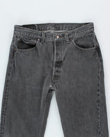 Vintage Levi's 501 Grey Stone Wash Denim Jeans - W32 L28