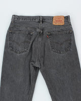 Vintage Levi's 501 Grey Stone Wash Denim Jeans - W32 L28