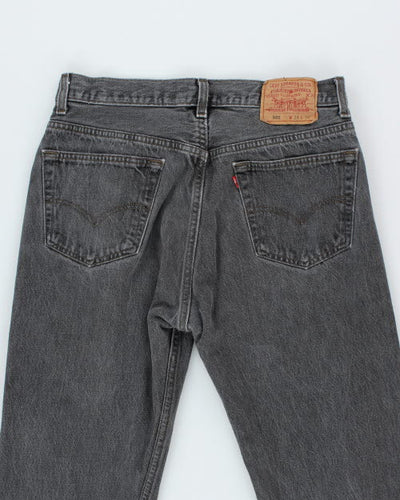 Vintage Levi's 501 Grey Stone Wash Denim Jeans - W32 L28