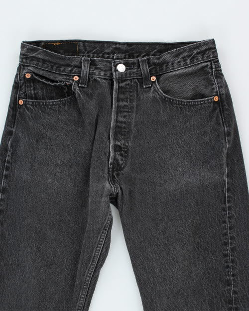 Vintage Levi's 501 Grey Stone Wash Denim Jeans - W28 L28