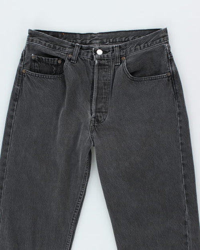 Vintage Levi's 501 Grey Stone Wash Denim Jeans - W30 L34
