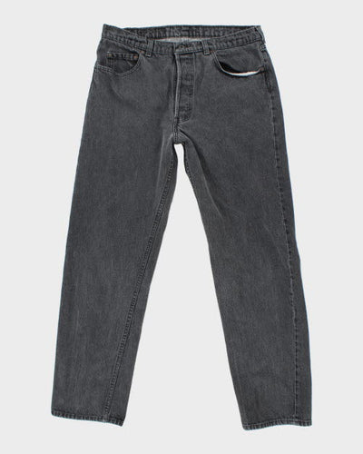 Vintage Levi's 501 Grey Stone Wash Denim Jeans - W32 L29
