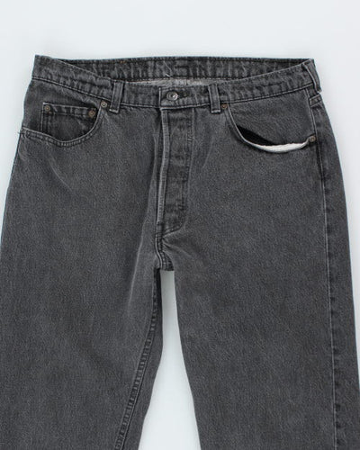 Vintage Levi's 501 Grey Stone Wash Denim Jeans - W32 L29