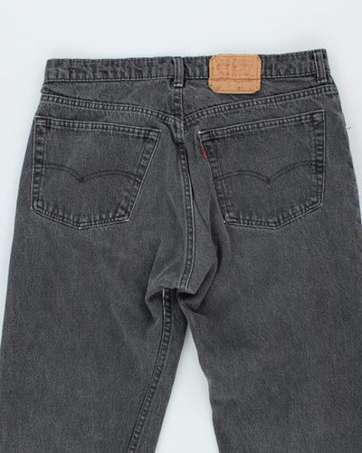 Vintage Levi's 501 Grey Stone Wash Denim Jeans - W32 L29