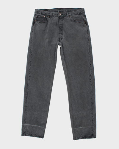 Vintage Levi's 501 Grey Stone Wash Denim Jeans - W34 L32