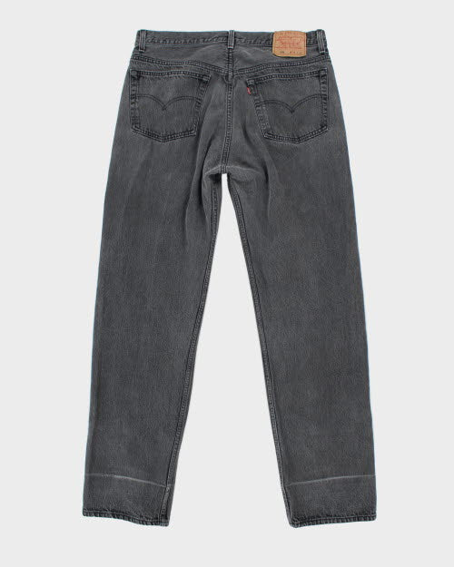 Vintage Levi's 501 Grey Stone Wash Denim Jeans W34 L32