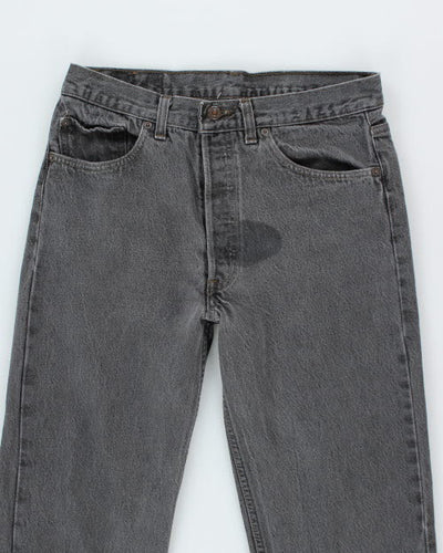 Vintage Levi's 501 Grey Stone Wash Denim Jeans - W30 L32