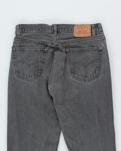 Vintage Levi's 501 Grey Stone Wash Denim Jeans - W30 L32