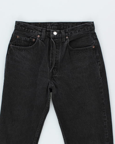 Vintage Levi's 501 Dark Stone Wash Denim Jeans - W30 L32