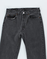 Vintage Levi's 501 Dark Stone Wash Denim Jeans - W28 L28