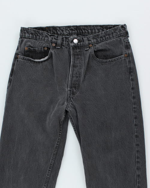 Vintage Levi's 501 Dark Stone Wash Denim Jeans - W28 L28