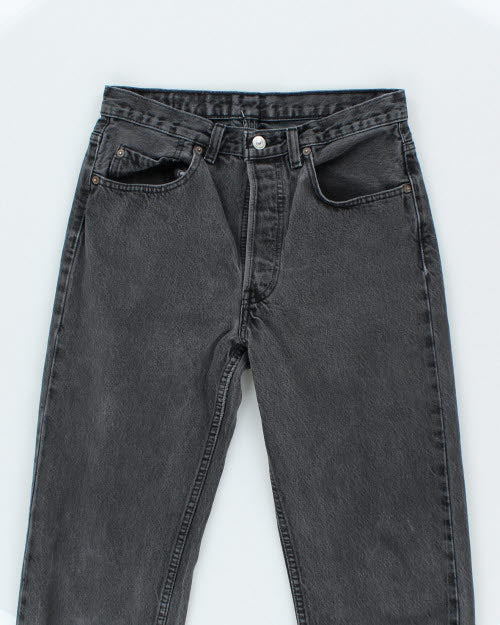 Vintage Levi's 501 Dark Stone Wash Denim Jeans - W28 L31