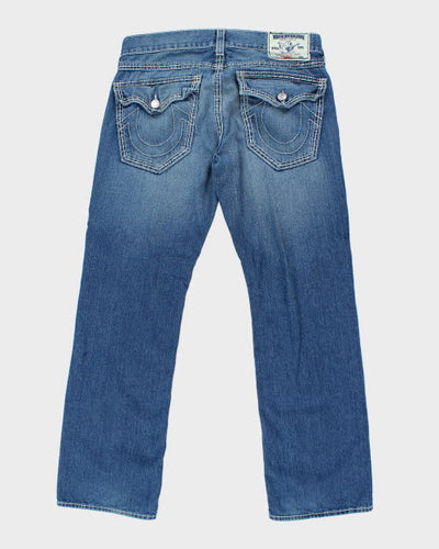 Vintage Y2K True Religion Contrast Stitch Denim Jeans - W36 L31