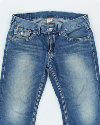 Vintage Y2K True Religion Contrast Stitch Denim Jeans - W36 L31