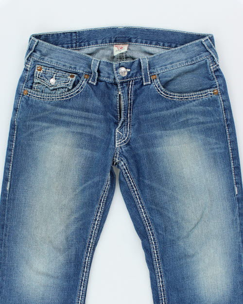 Vintage Y2K True Religion Contrast Stitch Denim Jeans - W36 L31