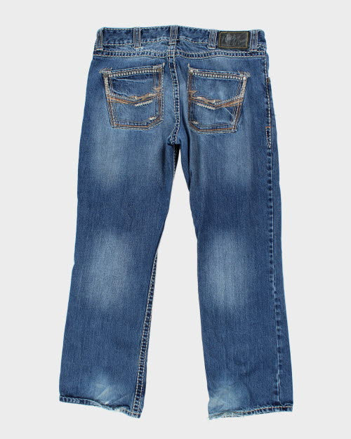 Vintage Y2K Contrast Stitch Bootcut Jeans - W36 L30