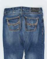 Vintage Y2K Contrast Stitch Bootcut Jeans - W36 L30