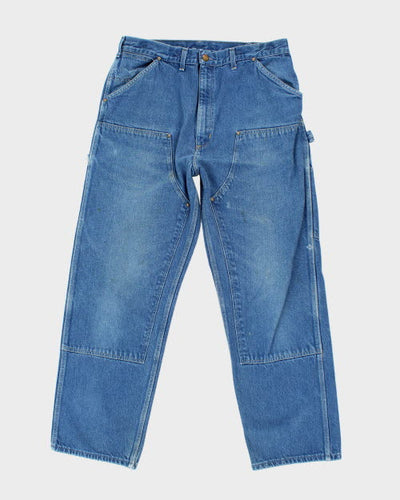 Vintage 90's Carhartt Wide Leg Double Knee Jeans - W34 L29
