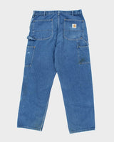 Vintage 90's Carhartt Wide Leg Double Knee Jeans - W34 L29