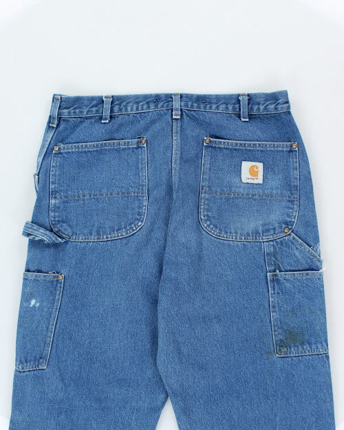 Vintage 90's Carhartt Wide Leg Double Knee Jeans - W34 L29