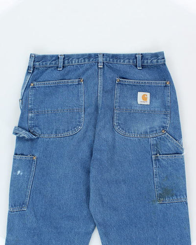 Vintage 90's Carhartt Wide Leg Double Knee Jeans - W34 L29