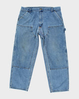 Vintage 90's Carhartt Wide Leg Double Knee Jeans - W36 L29