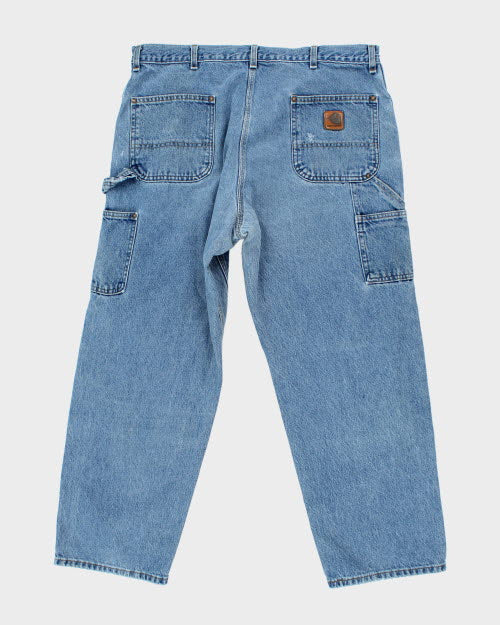Vintage 90's Carhartt Wide Leg Double Knee Jeans - W36 L29