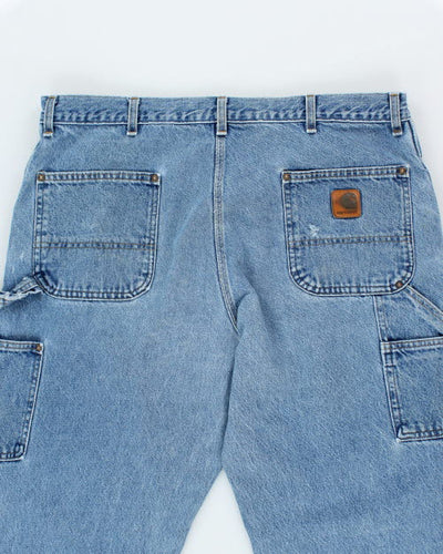Vintage 90's Carhartt Wide Leg Double Knee Jeans - W36 L29