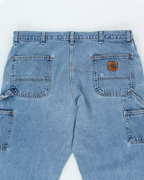 Vintage 90's Carhartt Wide Leg Double Knee Jeans - W36 L29
