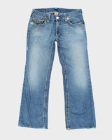Vintage Y2K True Religion Wide Leg Jeans - W36 L31
