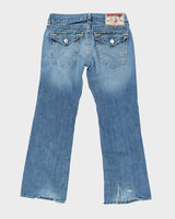 Vintage Y2K True Religion Wide Leg Jeans - W36 L31