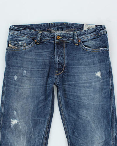 Vintage Y2K Diesel Medium Wash Straight Leg Jeans - W33 L30