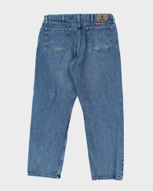 Vintage Wrangler Relaxed Fit Medium Wash Jeans - W34 L29