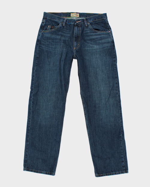 Vintage Wrangler Relaxed Fit Dark Wash Jeans - W34 L31