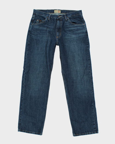 Vintage Wrangler Relaxed Fit Dark Wash Jeans - W34 L31