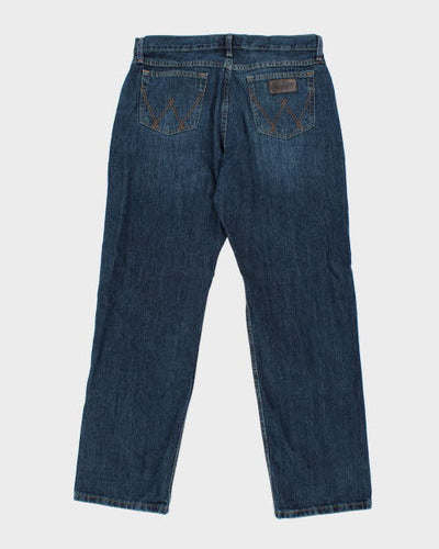 Vintage Wrangler Relaxed Fit Dark Wash Jeans - W34 L31